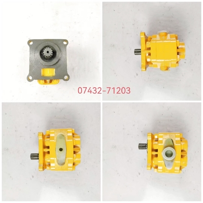 07432-71203 Komatsu bomba hidráulica GD605A GD655A WA100 WA100SS WA100SS WA120 WA120L WR11 WR11SS