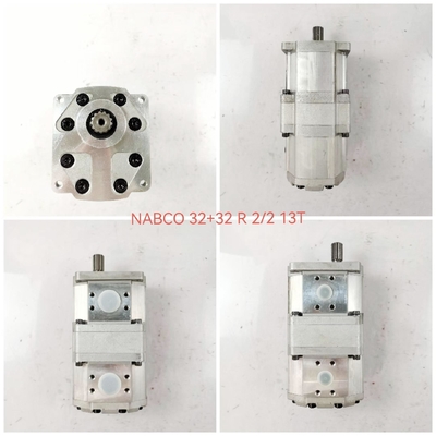 Bomba de engrenagem GD605A GD655A WA100 WA100SS WA100S NABCO-32+32 R2/2 13T Komatsu