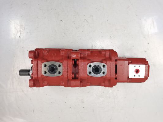 Bomba de engrenagem de aço inoxidável KYB KYB51100-KRP4 27+17-4 ((1) Bomba de engrenagem hidráulica de média e alta pressão para equipamentos de construção Kawasaki