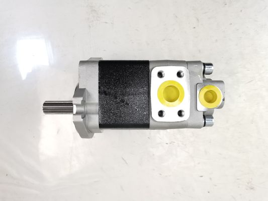 Bomba de engrenagem de engrenamento externo de média e alta pressão SYHYK-F60+F08-A1TΦL Bomba hidráulica Peças de reposição para Komatsu Kawasaki usadas em máquinas pesadas