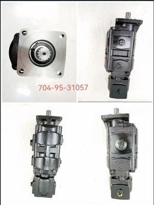 Bomba de engrenagem de engrenamento externo de média e alta pressão 704-95-31057 Bomba hidráulica Peças de reposição para Komatsu Kawasaki usadas em máquinas pesadas