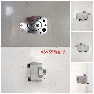 Bomba hidráulica de engrenagem com deslocamento de 280cm³ A8V55 com correia estriada, pressão de operação de 200 bar e garantia de 1 ano