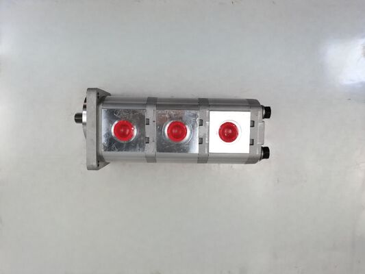 Materiais de liga de ferro e alumínio Bomba de engrenagem hidráulica 12+12+9CC-15T-R Fornecimento de máquinas de construção