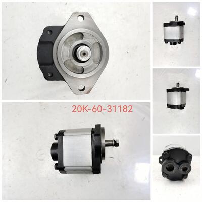 Bomba de engrenagem hidráulica 20K-60-31182 Materiais de liga de ferro e alumínio de alta qualidade Gama para máquinas de construção Fábrica de suprimentos Peças sobressalentes hidráulicas