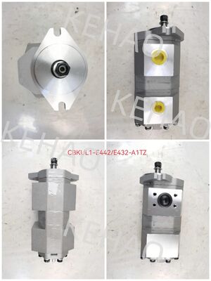 Bomba de engrenagem CBKUL1-E442+E432-A1TZ Dispositivo de direção e potência de alta qualidade bomba de óleo Peças de reposição hidráulicas Usado em máquinas Komatsu