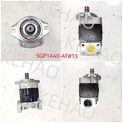 Hydraulic Gear Pump SGP1A40-ATΦ13 Aluminum Alloy Middle pressure external meshing gear Pump for Kawasaki customizable