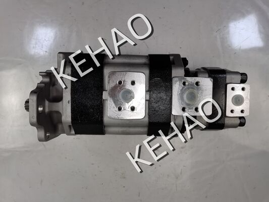 Personalizar Kawasaki Hydraulic Gear Pump 44083-36750 Ferro e materiais de liga de alumínio bomba de transferência de óleo SDR ((30) 63+50+SBR6 para máquinas agrícolas