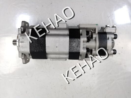 Personalizar Kawasaki Hydraulic Gear Pump 44083-36750 Ferro e materiais de liga de alumínio bomba de transferência de óleo SDR ((30) 63+50+SBR6 para máquinas agrícolas