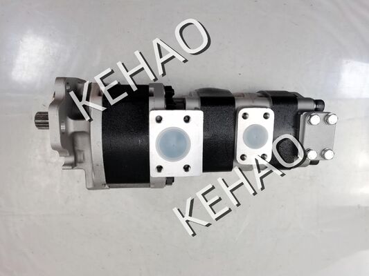 Kawasaki Hydraulic Gear Pump 44083-61701 Materiais de liga de ferro e alumínio Bomba de transferência de óleo para máquinas pesadas OEM suportado