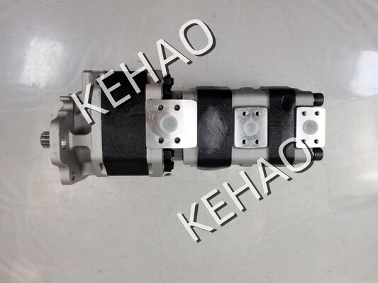 Kawasaki Hydraulic Gear Pump 44083-61701 Materiais de liga de ferro e alumínio Bomba de transferência de óleo para máquinas pesadas OEM suportado