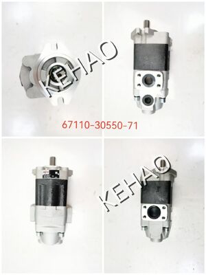 KEHAO 67110-30550 bomba de engrenagem hidráulica com 1060lpm fluxo 11KW potência aço inoxidável e liga de alumínio 1 ano de garantia