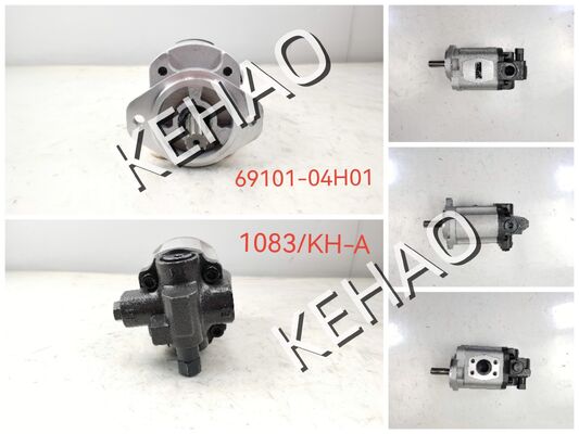 Bomba de engrenagem hidráulica 69101-04H01 ((1083-KH-A) Bomba de óleo Dispositivo de direção e potência Peças sobressalentes hidráulicas usadas em máquinas Komatsu