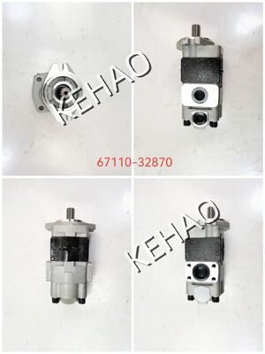 67110-32870/ 67110-30550 Bomba de engrenagem hidráulica de alta pressão Óleo de engrenagem industrial Substituto hidráulico para equipamentos de construção