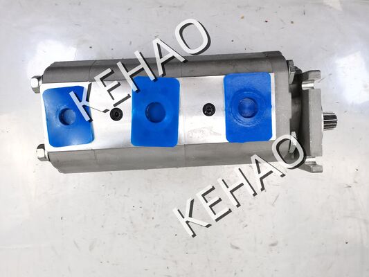 CB-KPZH-80+80+40 Hydraulic Gear pump for America Parker Aluminum Alloy Material Steering device One Year Warranty wheel loader Gear pump Variable pump