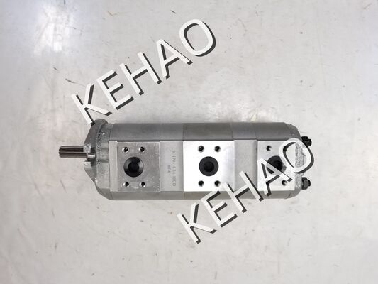 Customize Hydraulic Gear Pump KHP4-14+14+10  11T Oil Pump for Japan Komatsu Iron and Aluminum alloy materials Oil Transfer Pump OEM ODM