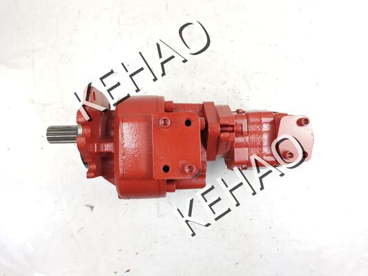 Personalize a bomba de engrenagem hidráulica KYB KYB5171+KFR4-17L Tamanho ((53MM+47MM) Óleo de engrenagem de grau industrial Substituição hidráulica de fábrica