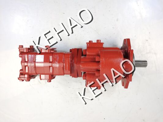 KYB Bomba de engrenagem hidráulica KYB5171-KRP22-32+19 para escavadeira Material de liga Direção de um ano Garantia Bomba de engrenagem Bomba variável