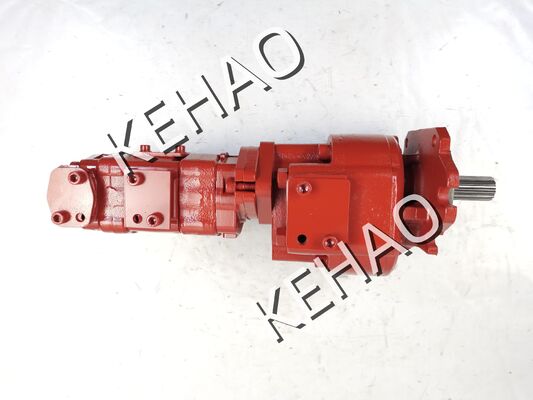 KYB Bomba de engrenagem hidráulica KYB5171-KRP22-32+19 para escavadeira Material de liga Direção de um ano Garantia Bomba de engrenagem Bomba variável