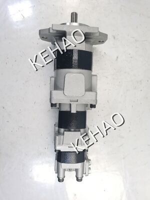Fornecimento de fábrica bomba de engrenagem hidráulica SAL2-45+SB25+21-13TR materiais de liga de ferro e alumínio bomba de transferência de óleo de 3 estágios OEM ODM com garantia de um ano