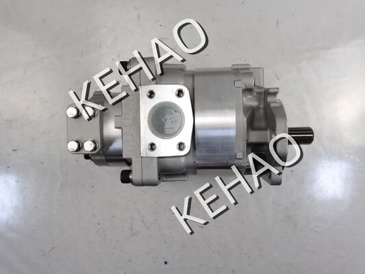 Personalize a bomba de engrenagem hidráulica SAL80 + 16-16T Substituição da bomba hidráulica de óleo de engrenagem de alta velocidade de alta velocidade de 2 estágios para equipamentos de construção