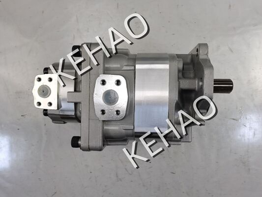 Personalize a bomba de engrenagem hidráulica SAL80 + 16-16T Substituição da bomba hidráulica de óleo de engrenagem de alta velocidade de alta velocidade de 2 estágios para equipamentos de construção