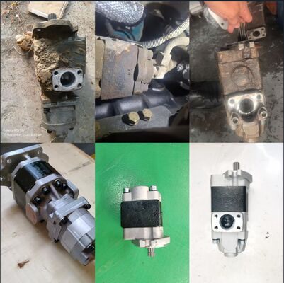 Bomba de engrenagem hidráulica Kawasaki Komatsu SGP30-10T-L Bomba de óleo SGP1 SGP2 SGP3 Série Ferro liga de alumínio Bomba 150-200bar Pressão Fornecimento de fábrica