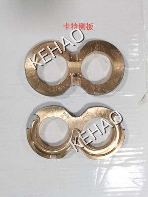 Fornecimento de fábrica para uso de placa lateral de peças hidráulicas em Cat Parker Rexroth Komatsu Bomba de engrenagem hidráulica Ferro liga de alumínio Materiais de cobre
