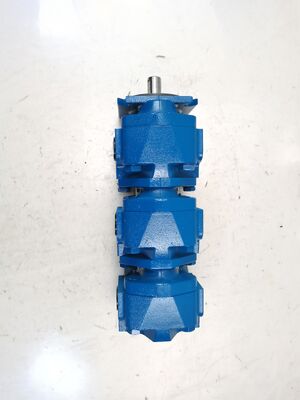 Para Rexroth GXPO-AOD10WRTB-10WRTB10AB6R bomba de engrenagem hidráulica com fluxo de alta taxa de óleo de ferro fundido bomba de engrenagem de 3 estágios para equipamentos pesados de construção