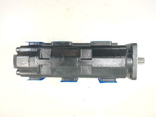 Bomba de engrenagem hidráulica série JHP JHP2080+2080+2040 R Materiais de ferro fundido e liga de alumínio Bomba de transferência de óleo única Certificação OEM ODM Dispositivo de direção