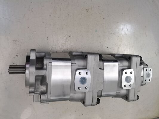 Bomba de engrenagem hidráulica Bomba Komatsu SAR3-90+90+(1)20 Motor hidráulico Ferro fundido Liga de alumínio Bomba de óleo Máquinas pesadas Fonte de energia Peças de reposição hidráulicas Certificação
