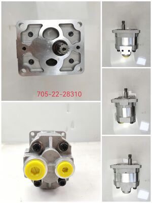 Para Bomba de Engrenagem Hidráulica Komatsu 705-22-28310 Liga de Ferro Fundido e Alumínio Bomba de Óleo Industrial usada em Caminhão Basculante Komatsu HD465-7E/7R Peças de Reposição Marca KEHAO