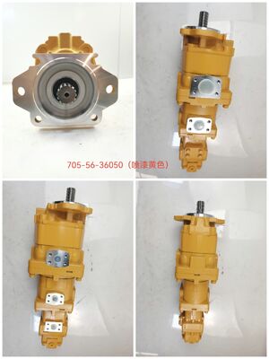 Para a bomba de engrenagem Komatsu bomba hidráulica de óleo 705-56-36050 materiais de liga de alumínio de ferro fundido bomba de alta pressão para carregadores Weel Certificação Um ano de garantia