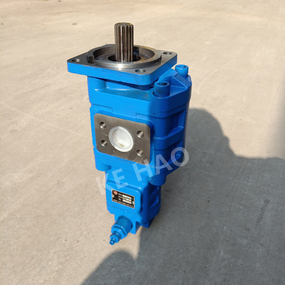 CBGJ dobram a bomba de engrenagem original compacta azul da ranhura da tampa do quadrado da bomba para projetar a maquinaria e o veículo