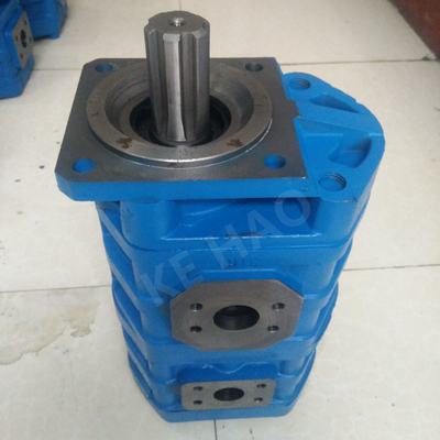 CBGJ dobram a bomba de engrenagem original compacta azul da ranhura da tampa do quadrado da bomba para projetar a maquinaria e o veículo