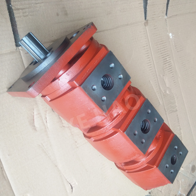 CBZ triplicam a bomba de engrenagem original compacta vermelha da ranhura da tampa do quadrado da bomba para projetar a maquinaria e o veículo
