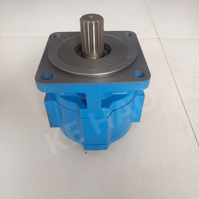 Bomba de engrenagem original compacta azul da ranhura da tampa do quadrado do motor de série de CMG para projetar a maquinaria e o veículo