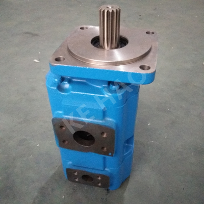 JHP dobram a bomba de engrenagem original compacta azul da ranhura da tampa do quadrado da bomba para projetar a maquinaria e o veículo