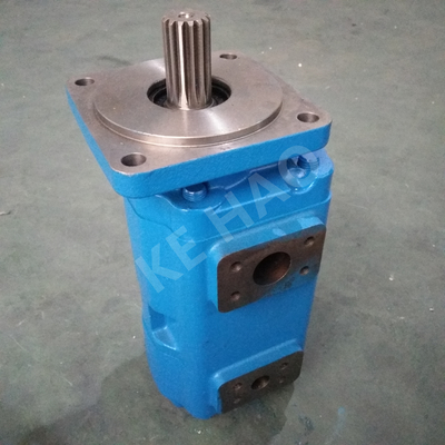 JHP dobram a bomba de engrenagem original compacta azul da ranhura da tampa do quadrado da bomba para projetar a maquinaria e o veículo