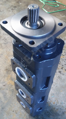 JHP triplicam a obscuridade da ranhura da tampa do quadrado da bomba - bomba de engrenagem original compacta azul para projetar a maquinaria e o veículo