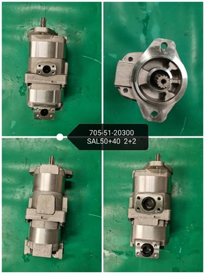 705-51-20300 PESO dos carregadores WA250 da roda da bomba de engrenagem de SAL50+40 2+2 KOMATSU: 13,922 quilogramas