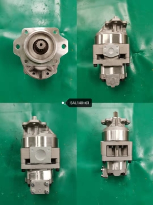 Bomba de engrenagem hidráulica 705-52-40280 do carregador WA470-3 da roda